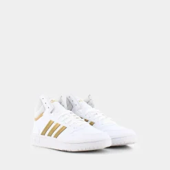 ADIDAS Sportive^Hp7958 Hoops 3.0 Mid Ftwr White/Ftwr White/Grey Two - Sportive Bianco