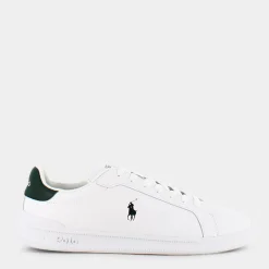 POLO RALPH LAUREN Sneakers^809829824 Hrt Ct Ii White/College Green - Sneakers Bianco