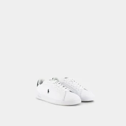 POLO RALPH LAUREN Sneakers^809829824 Hrt Ct Ii White/College Green - Sneakers Bianco