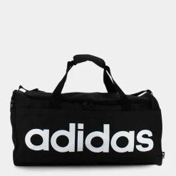 ADIDAS Accessori Sport^Ht4743 Linear Duffel M Black/White - Accessori Sport Nero