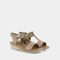 DUNE VERDI Sandali^Ib-E22D-03 - Camel - Sandali Marrone