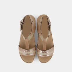 DUNE VERDI Sandali^Ib-E22D-03 - Camel - Sandali Marrone