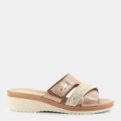 DUNE VERDI Sandali^Ib-E23D-01 - Camel/Oro - Sandali Beige