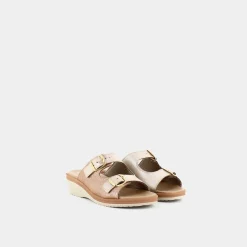 DUNE VERDI Sandali^Ib-E23D-02 - Camel/Oro - Sandali Beige