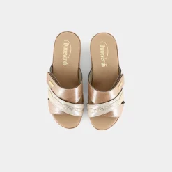 DUNE VERDI Sandali^Ib-E23D-01 - Camel/Oro - Sandali Beige