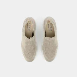 ESSEM Sneakers^Im-E23D-05 - Taup-Plat./Oro - Sneakers Beige