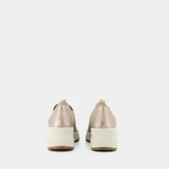 ESSEM Sneakers^Im-E23D-05 - Taup-Plat./Oro - Sneakers Beige