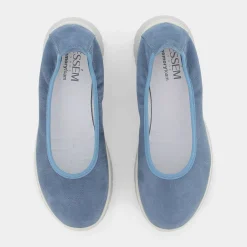 ESSEM Mocassini^Im-E21D-01 Ballerina Azzurro