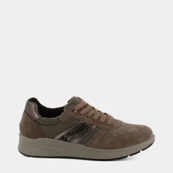 ESSEM Sneakers^Im-I22D-09 - Taupe - Sneakers Beige