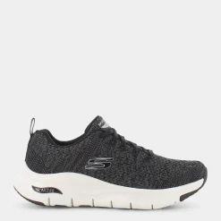 SKECHERS Sportive^149058 Infinit Adventure Black Knit Mesh / White - Sportive Nero