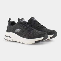 SKECHERS Sportive^149058 Infinit Adventure Black Knit Mesh / White - Sportive Nero