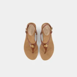 LAUREN RALPH LAUREN Sandali^802784574 Jeannie Cuoio - Sandali Marrone