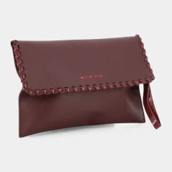 SHEEN Clutch^Ji-I22-201 - Bordeaux - Clutch Rosso