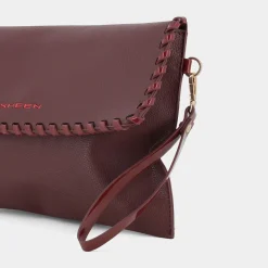 SHEEN Clutch^Ji-I22-201 - Bordeaux - Clutch Rosso