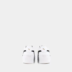 PUMA Sportive^390985 Karmen Wedge White-Black-Gold - Sportive Bianco
