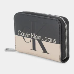 CALVIN KLEIN JEANS Piccola Pelletteria^K60K609818-01R Sculpted Bianco Piccola Pelletteria Nero