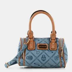 SHEEN Borse^Lj-E23-020 - Celeste-Crema - Borse Azzurro