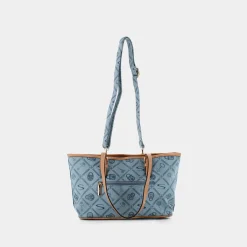SHEEN Borse^Lj-E23-007 - Celeste-Crema - Borse Azzurro