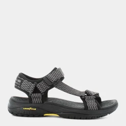 SKECHERS Sandali^204351 Lomell Black - Sandali Nero