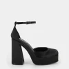 STEVE MADDEN Decollete^Londyn - Black Satin - Decollete Nero