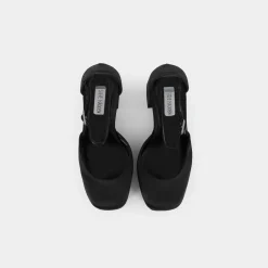 STEVE MADDEN Decollete^Londyn - Black Satin - Decollete Nero
