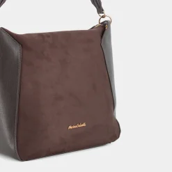 MARINA GALANTI Tracolle^Mb0369Ho2 Hobo Dk Brown - Tracolle Marrone