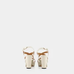 SHEEN Sandali^Me-E23D-07 Beige - Sandali Bianco