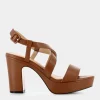 SHEEN Sandali^Me-E23D-07 Cuoio - Sandali Marrone