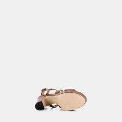 SHEEN Sandali^Me-E23D-07 Cuoio - Sandali Marrone