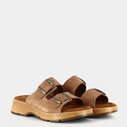 ESSEM Sandali^Mg-E23D-01 Nocciola - Sandali Beige