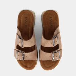 ESSEM Sandali^Mg-E23D-01 Nocciola - Sandali Beige
