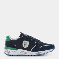 MARINA MILITARE Sneakers^Mm-2275 /Bianco/Verde - Sneakers Blu