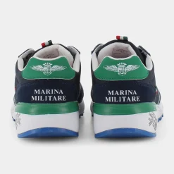 MARINA MILITARE Sneakers^Mm-2275 /Bianco/Verde - Sneakers Blu