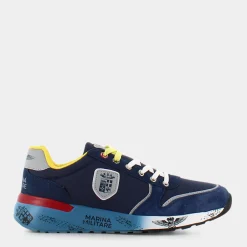 MARINA MILITARE Sneakers^Mm-2249 Navy/Yellow/Grey - Sneakers Blu