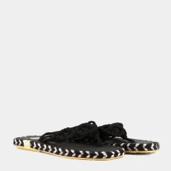 NALHO Sandali^Na0047 Daya Flip Flop Sandali Nero