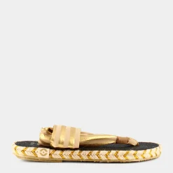 NALHO Sandali^Na0002 Ganika /Gold - Sandali Beige