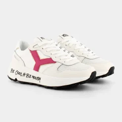 YOUSM Sneakers^Ow-E21D-06 Rosa - Sneakers Bianco