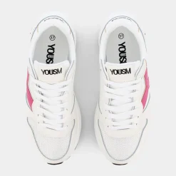 YOUSM Sneakers^Ow-E21D-06 Rosa - Sneakers Bianco