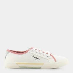 PEPE JEANS Sneakers^Pls31436 Brady Bandan Sneakers Bianco