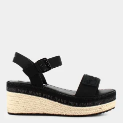 PEPE JEANS Sandali^Pls90576 Witney Brand Sandali Nero