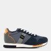 BLAUER Sneakers^Queens - Navy/Orange - Sneakers Blu