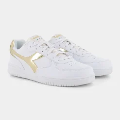 DIADORA Sportive^178641 Raptor Low Metallic Satin Wn Sportive Bianco