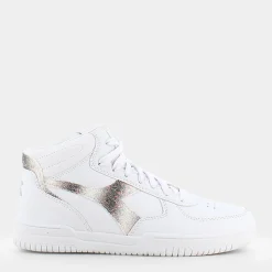 DIADORA Sportive^179252 Raptor Mid Glitter Wn White/Silver - Sportive Bianco