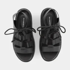 SHEEN Sandali^Re-E22D-07 Sandali Nero