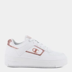 CHAMPION Sportive^S11576 Foul Play Platform Wht/Pnk - Sportive Bianco