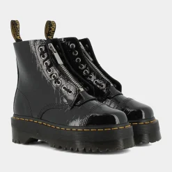 DR MARTENS Scarponcini^Sinclair Patent Lamper Croc Black - Scarponcini Nero