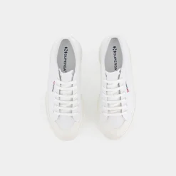 SUPERGA Sportive^S5111Sw 2631 Stripe Platform White Avorio - Sportive Bianco