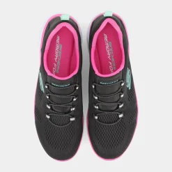 SKECHERS Sportive^149523 Summits Black Mesh/Hot Pink - Sportive Nero