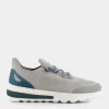 GEOX Sneakers^U35Baa0006Kc1010 Spherica Actif Grigio - Sneakers Argento