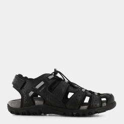 GEOX Sandali^U6224B0Mebcc9999 Sandal Strada Sandali Nero